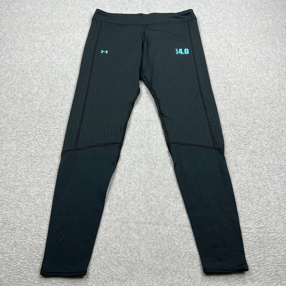 Under Armour Base 4.0 Leggings Womens Large‎ Black ColdGear Thermal 1239715